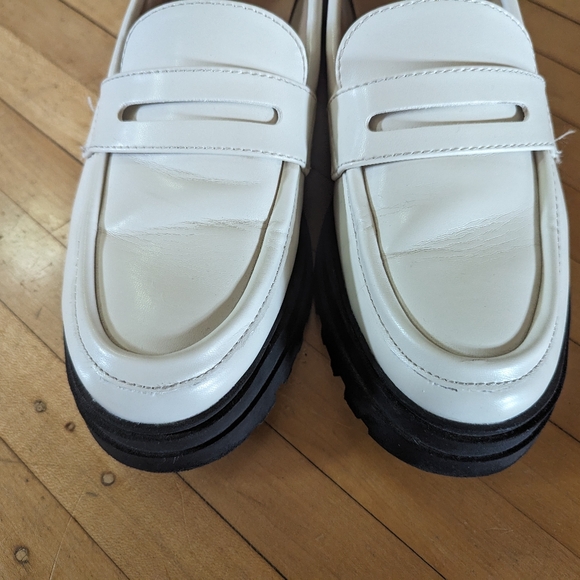 A new day Classic White Chunky Loafers | Size 9 - Picture 2 of 7